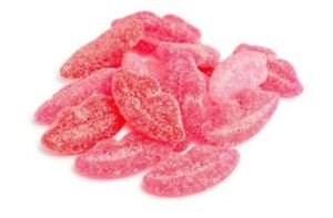 Sour PUCKER up Lips Candy -by NY Spice-  Gummy- FREE SHIP - 8oz To 3lb
