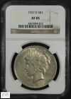 New Listing1927 D Peace Silver Dollar $1 NGC XF 45