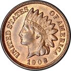 1908 1C Indian Head Cent Choice UNC RB K17411