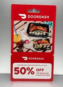 DoorDash 50% Off code (up to $10 value) on first order $15 or more Exp. 6/30/24