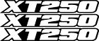XT250 Swingarm Airbox Number Plate Decals Stickers xt 250 dirtbike graphics