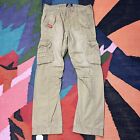 Superdry Cargo Pants Trousers Khaki Green Military Limited Edition, Mens W34 L32