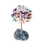 7 Chakra Crystal Tree Feng Shui Money Tree Healing Stones Gem Natural Gemston...