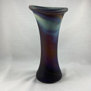 Phoenician Multicoloured Glass Vase With Matte Finish (6E) MO#8683