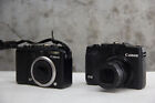 Lot of 2 Canon PowerShot Cameras, G7 and G16, FOR PARTS NOT WORKING