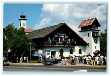 Frankenmuth Bavarian Inn Restaurant Glockenspiel Tower Michigan MI Postcard