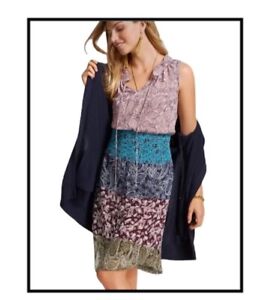 Cabi Dani Floral Paisley Dress Size - XS -Sleeveless Style #5371 Multicolor