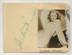 Barbara Stanwyck actress REAL SIGNED vintage album page JSA COA Stella Dallas
