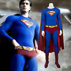 Superman Returns Clark Kent Superman Cosplay Costume Outfit Adult Costume Lot