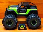 HUGE! New Bright Jeep Trailcat 1/6 RC Monster Truck Green 60649WU Works Perfect!