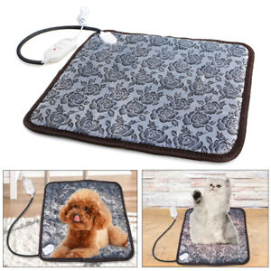 Pet Home Electric Blanket Cat Dog Bed Adjustable Warming Heating Mat Pad 2 Mode