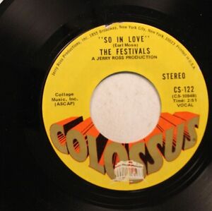Soul Nm! 45 The Festivals - So In Love / You'Re Gonna Make It On Colossus