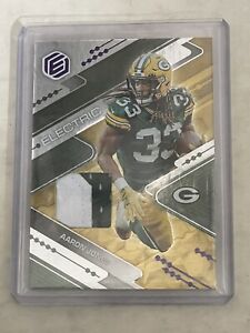 2022 Elements AARON JONES Electric Xenon 2 Color/Player-Worn Patch /54 PACKERS