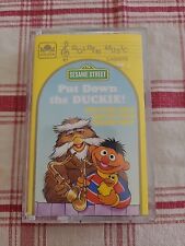 Golden Music Cassette Tape Sesame Street “Put Down the Duckie” 1990 Tested Works