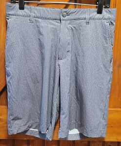 Adidas Golf Shorts Mens 30 Gray Check Ultimate 365 Performance Stretch