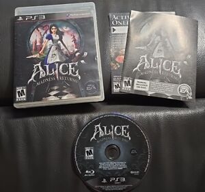 Alice Madness Returns (Sony PlayStation 3, 2011) Complete - CIB - PS3