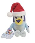 BLUEY Friends Plush Toy Holiday Santa Hat. 9” Hat To Toe