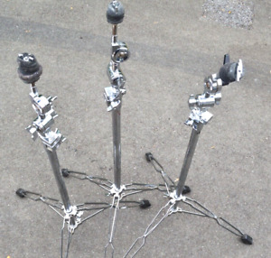 ALL 3 sets DW  5000 SERIED HEAVY DUTY BOOM Crash CYMBAL STAND EXCELLENT Lot