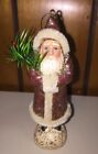 Bethany Lowe Old World Belsnickle St Nicholas Holding Tree Ornament 4.5”
