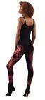 NEW Traditional African Print Leggings- Red- Size One Size Fit All