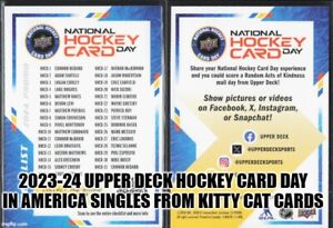 23/24 2024 Upper Deck National Hockey Card Day USA Choose Your Card Complete Set