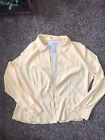 Sag Harbor Womens Size 18 Button Up Yellow Blouse