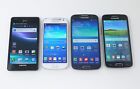 Lot of 4 Working Samsung Galaxy S4 Mini / Galaxy S4 / Galaxy Avant Smartphones