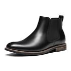 Men's Leather Chelsea Ankle Boots Slip On Chukka Oxford Boots Shoes Size 6.5-15