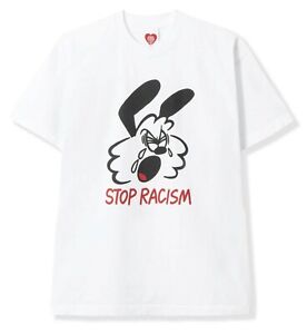 NEW Girls Don’t Cry Verdy Stop Racism Tee Size Medium M Vick GDC T-shirt Limited