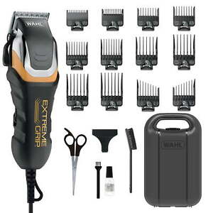 Wahl 79465-300 Extreme Grip Pro Hair Clippers Cutting Kit +24 Pieces Set