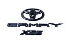 NEW 3PS 2018-2024 TOYOTA CAMRY XSE Gloss Black EMBLEM OVERLAY KIT PT948-03191-02 (For: 2024 Toyota)