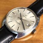 Omega Seamaster Watch Men's Round 35mm Date Manual Silver Vintage Swiss Made