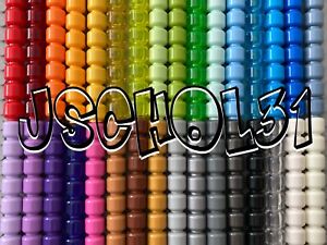 LEGO Minifigure Heads Lot - You Pick Color & Quantity -  Solid Color Monochrome