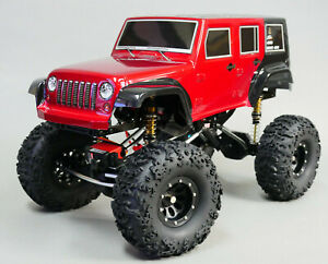 RC Truck BODY Shell JK 4 Door Finished 315MM -Painted- RED -