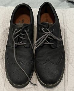 Dunham DAK02BK black Men's casual shoes 14 4E extra wide leather Wingtip