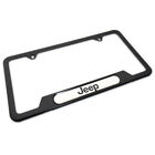 93-22 Jeep License Plate Frame Front or Rear Fitment JEEP Logo Mopar NEW (For: More than one vehicle)