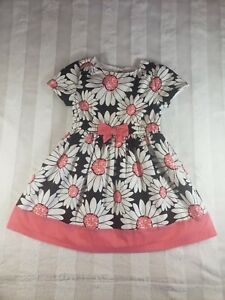 Gymboree Girls Pretty Kitty in Pink White Daisy Pink Bow Black Dress 4T NWT
