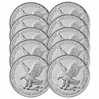 2021 $1 American Silver Eagle 1 oz Lot of 10 each Brilliant Uncirculated Type 2