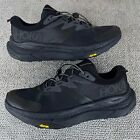 Hoka One One Transport Triple Black Running Shoes Sneakers Men's Size 10D