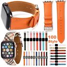 For Apple Watch Band Leather Strap Watch Series 9 8 7 Ultra 38/40/42/44/45/49mm