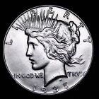 AU / UNC 1935 PEACE SILVER DOLLAR LOWEST PRICES ON THE BAY