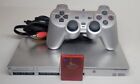 Sony PlayStation 2 PS2 Slim Silver SCPH-90001 Console System with Controller