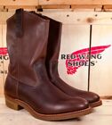 RED WING shoes PECOS Brown Leather Western Work  Boots  Mens Sz 10 E2 #1155 New