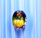 10 Ct+ Natural Bi-Colour Pitambari Sapphire Oval Cut Certified Loose Gemstone
