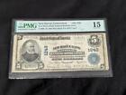 1902 $5 New Haven Connecticut New Haven Bank FR 606 Graded 15 Choice Fine by PMG
