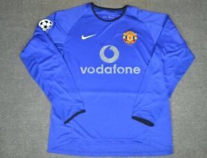 David Beckham 2002-3 Manchester United Away Long sleeve jersey
