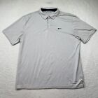 Black Clover Polo Shirt Mens L / XL Performance Geometric Golf Short Sleeve