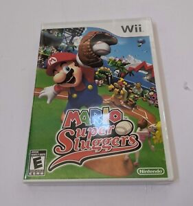 Mario Super Sluggers Nintendo Wii 2008 NEW White Label SEALED!