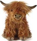 28cm Highland Cow Plush Doll Baby Stuffed Animal Soft Toys Scottish Cow New-USA