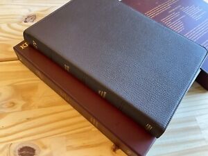 KJV Thinline Large Print Bible 2023 Premium Brown Goatskin Leather